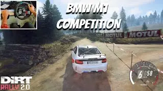 BMW M1 COMPETITION - Dirt Rally 2.0 | Logitech G29 (steering wheel + gear shifter) gameplay| UHD
