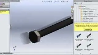 2- SolidWorks Advanced: Creating & Saving parts out of ToolBox