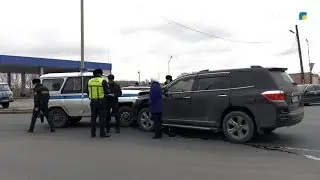 В СЕМЕЕ ПРОИЗОШЛО ДТП С УЧАСТИЕМ ПОЛИЦЕЙСКОЙ МАШИНЫ.