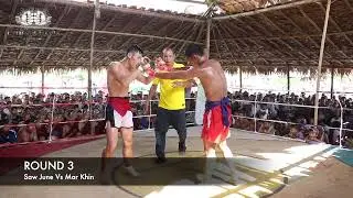 Saw June Vs Mar Khin - Lethwei Mania