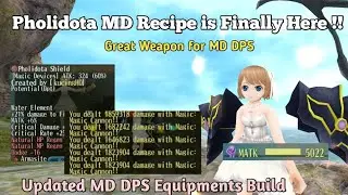Toram Online - New Pholidota MD Recipe is Here | Updated MD DPS Equipments Build With Pholidota MD