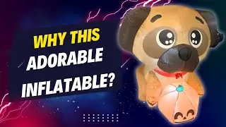Review of 5ft Halloween Inflatable Dog