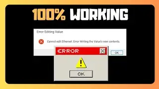 EASY FIX For Cannot Edit Error Writing The Values New Contents In Windows 11