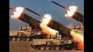 MLRS ROCKET LAUNCHERS IN ACTION