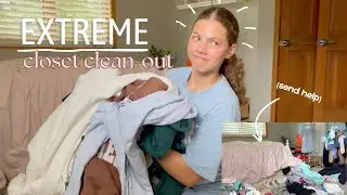 HUGE closet cleanout (this took so long)