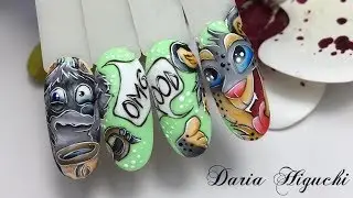 Ёжик! Прикольный Дизайн Ногтей!