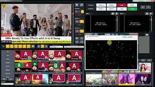 Add Mouse Control Animation Particle Overlay on Real Time Live Mixer Output GoLive SpotLive Stremax