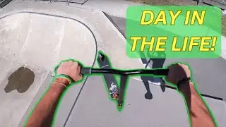 The Insane Day In The Life Of A SPONSORED Scooter Rider!