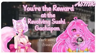 Will You Become The Lucky Revolving Sushi Gacha Snack? |ASMR RP| [F4A] [Giantess] [Vore]