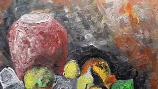 Paper oil paint | sketch book|