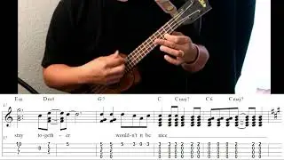 Wouldn't It Be Nice - Beach Boys (Ukulele Chord Melody + TAB)