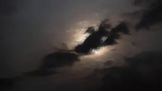 Ночные облака над Браславом (Беларусь)