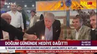 İş Adamı Mehmet Sarı doğum gününü huzur evi sakinleriyle kutladı