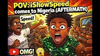 ishowspeed in Nigeria part 1#ishowspeed #judeoc #peller #youtube  #funnyvideo #animation #nigeria