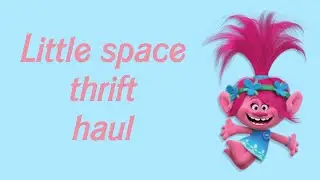 MEGA little space thrift haul with friends - DDLG ABDL