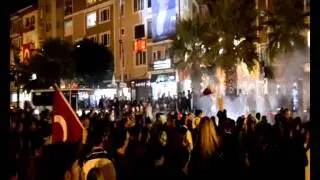 Cumhuriyet Bayramı Fener Alayı Motosiklet Geçişi - Çanakkale 29 Ekim 2013