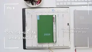 2026 Hobonichi A6 Weekly Vertical | My Pre-Planner | A Companion Planner | Weekly Vertical Planners