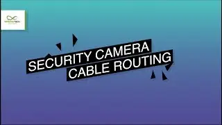 Security Camera Ethernet Cable Install and Testing 4k