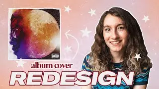 redesigning kid cudi's old album covers! (man on the moon vol. 1 & 2)