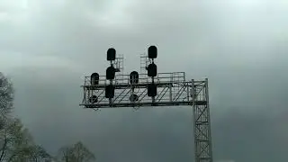 Extremely intense storm system hitting over Burnside KY with Funky Pirate Railfan