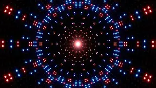 Glittering Red and Blue Lamps Loop