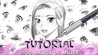 COMO DIBUJAR OJOS ANIME /MANGA PASO A PASO (MUJER) | Why So Gurin
