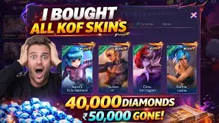 I BOUGHT ALL 6 KOF SKINS💐 | MLBB KOF DRAWS | SPENDING 40,000 DIAMONDS OF KOF EVENT| MLBB X KOF 2026