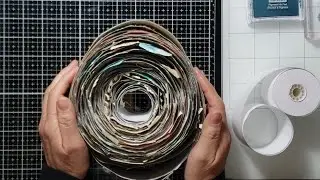 I Created A 55 Foot Long Snippet Roll From Paper Scraps - Plus Bonus Organization Tip