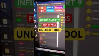 INFINIX SMART 9 ( X6532 )( X6532C )FRP BYPASS UNLOCK TOOL 100%DONE 