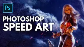 Photoshop Speed Art: 'Witchy Woman'
