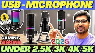Best USB Microphone 2024🔥Best Mic Under 5000🔥Best Mic for YouTube🔥Best Mic For Singing🔥