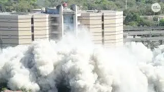 Berkman II tower imploded on Jacksonville riverfront