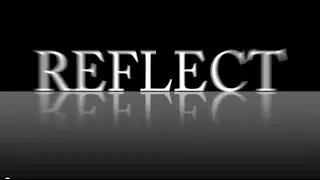 After Effects - Text Reflect Animation