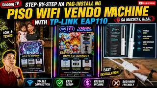 Step-by-Step na Pag-install ng Piso WiFi Gamit ang TP-Link EAP110 sa Macutay, Rizal