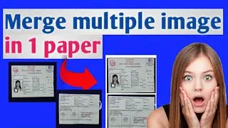 How to Merge 2 Pictures into 1 Picture -2023 | (Scan Yourself and combine citizenship)