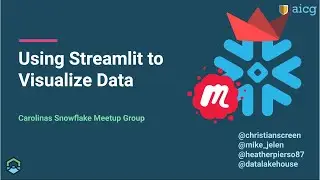 Using Streamlit to Visualize Data
