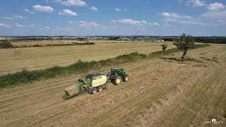 Foin 2024 / JOHN DEERE 6R250 & KRONE BIGPACK 1290 / ETA VALANCE