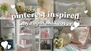 [ Vlog ] Pinterest Inspired Bedroom Makeover ·˚ ༘  🌷 🛌🏻 🎀 ✨