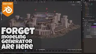 Forget about modeling blender generator are here!