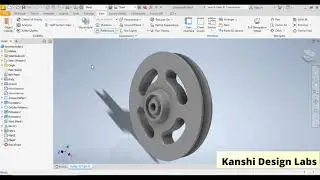 Pulley Modeling in Autodesk Inventor