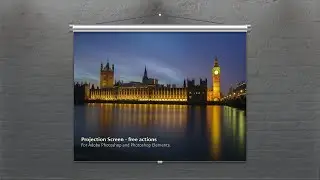 Turn your photo into a projection screen in Adobe Photoshop