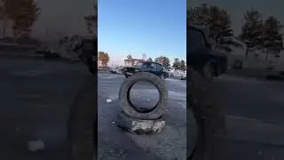 Жигулит на дрифтулях, ворвались на дрифи площадку