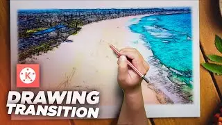 How to create own custom transition in kinemaster | Drawing transition