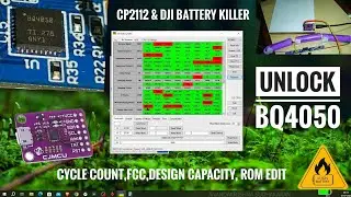 CP2112 and DJI Battery Killer Rewrite BQ4050ROM