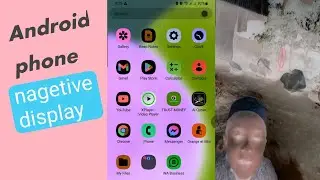 Samsung galaxy negative display problem | Samsung negative colour off