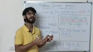 Lecture 3.1 : Instruction Format