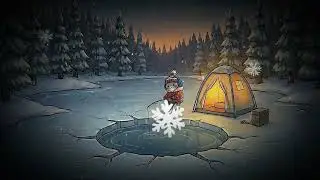 Winter Night Lo-Fi ❄️ 3-HOUR Cozy Frozen Lake Beats