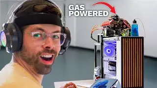 World’s First Gas Powered Gaming Setup