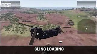 Sling-loading with a Chinook
