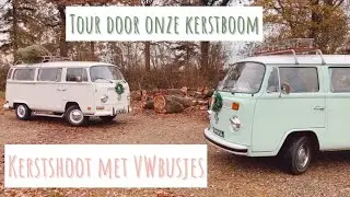 Vlogmas #2 KERSTSHOOT met VWBUSJE en TOUR door KERSTBOOM | 2020 | Thuis bij Thess